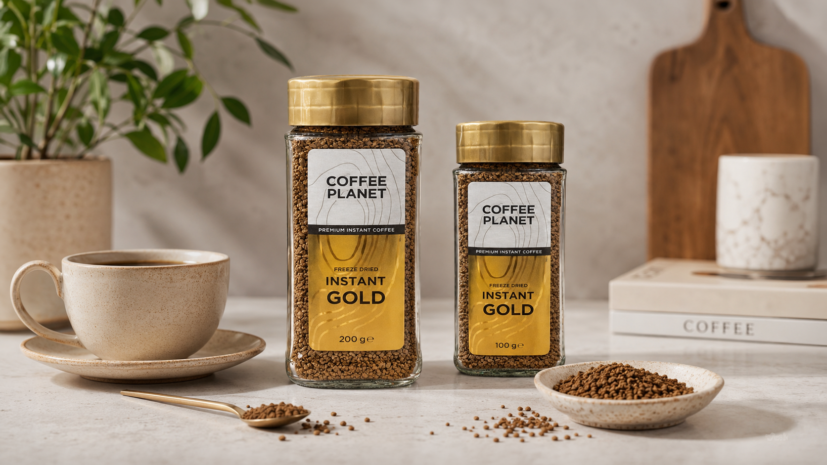 Premium instant coffee